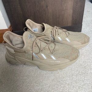 Adidas Ozweego Knit Hemp Brown Sneakers, Men’s size 11